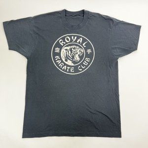 Vintage 80s/90s Royal Karate Club T Shirt Sz M Tee Single Stitch Tiger